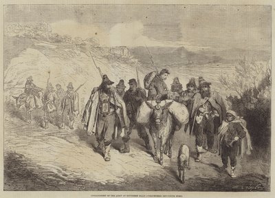 南イタリア軍の解散、帰国したボランティア 作： Gustave Dore
